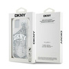 DKNY DKHCP15SLBNAET iPhone 15 / 14 / 136.1" biały/white hardcase Liquid Glitter Big Logo