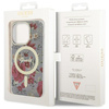 Guess GUHMP14LHCFWSA iPhone 14 Pro 6.1"zielony/khaki hardcase Flower MagSafe