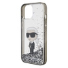 KARL LAGERFELD KLHCP15SLKKNSK IPHONE 15 / 14 / 13 6.1" TRANSPARENT HARDCASE LIQUID GLITTER IKONIK