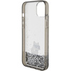 KARL LAGERFELD KLHCP15MLKCNSK IPHONE 15 PLUS / 14 PLUS 6.7" TRANSPARENT HARDCASE LIQUID GLITTER CHOUPETTE