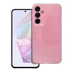 Futerał CLEAR CASE 2 mm BLINK do SAMSUNG A35 5G różowy