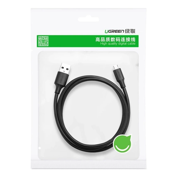 Kabel Ugreen US289 60135 micro USB / USB-A 0.5m - czarny