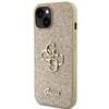 GUESS GUHCP15MHG4SGD IPHONE 15 PLUS / 14 PLUS 6.7 "GOLD / GOLD HARDCASE GLITTER SCRIPT BIG 4G