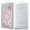 Etui Guess HC Resin Bottom Glitter do    iPhone 16 Pro Max MagSafe różowy