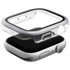 Etui UNIQ Voute do Apple Watch Series 10 46mm szkło hartowane srebrny