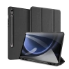 DUX DUCIS DOMO ECO-LEATHER CASE WITH STAND FOR SAMSUNG TAB S9 FE+ - BLACK