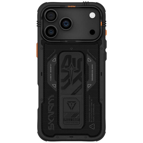 Etui Skinarma Phantom do iPhone 17 Pro   Max Magnetic Charging + Grip Stand czarny
