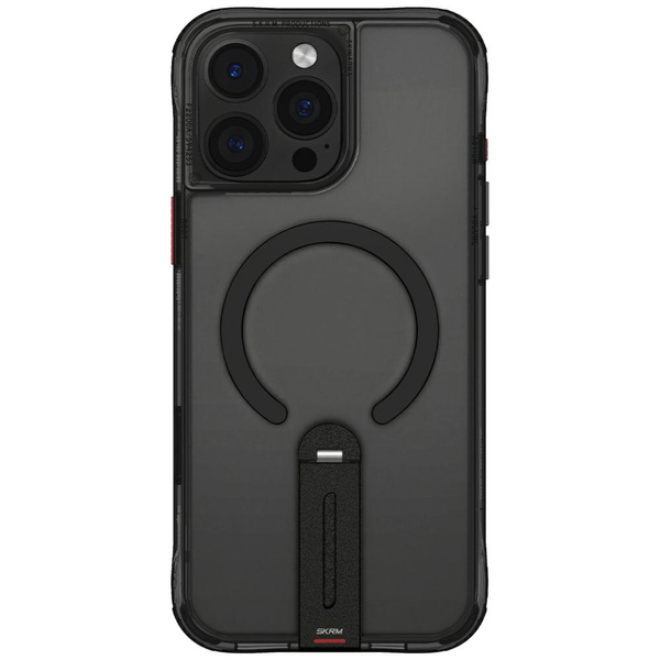 Etui Skinarma Helix do iPhone 16 Pro Max Magnetic Charging 360 Rotating Stand czarny