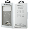 Etui Karl Lagerfeld Karl & Choupette     Pins MagSafe do iPhone 17 Pro szary