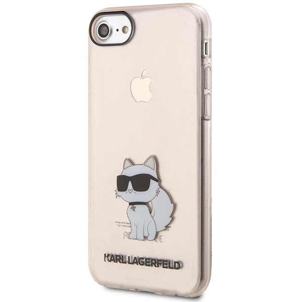 Karl Lagerfeld KLHCI8HNCHTCP iPhone 7/8/ SE 2020 / SE 2022 pink/pink hardcase Ikonik Choupette