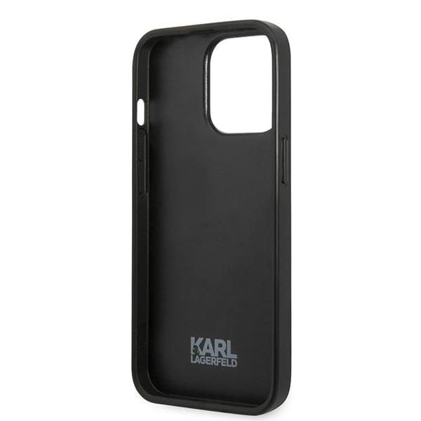 Karl Lagerfeld Flower Ikonik Karl case for iPhone 13 Pro / iPhone 13 - gray