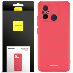 Spacecase Etui Silicone Case Redmi Redmi 12C red
