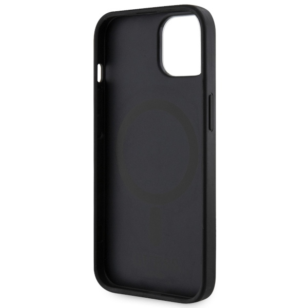 Guess GUHMP14MP4RPSK iPhone 14 Plus / 15 Plus 6.7" czarny/black hardcase 4G Printed Stripes MagSafe