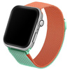 Beline pasek Apple Watch Steel 42/44/45/49mm zielono-pomarańczowy green/orange