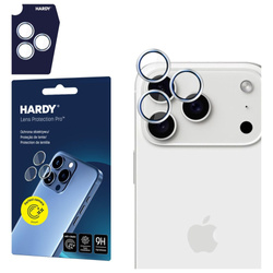 Ochrona na obiektyw aparatu 3MK HARDY Lens Protection Pro do Apple iPhone 17 Pro / 17 Pro Max srebrny