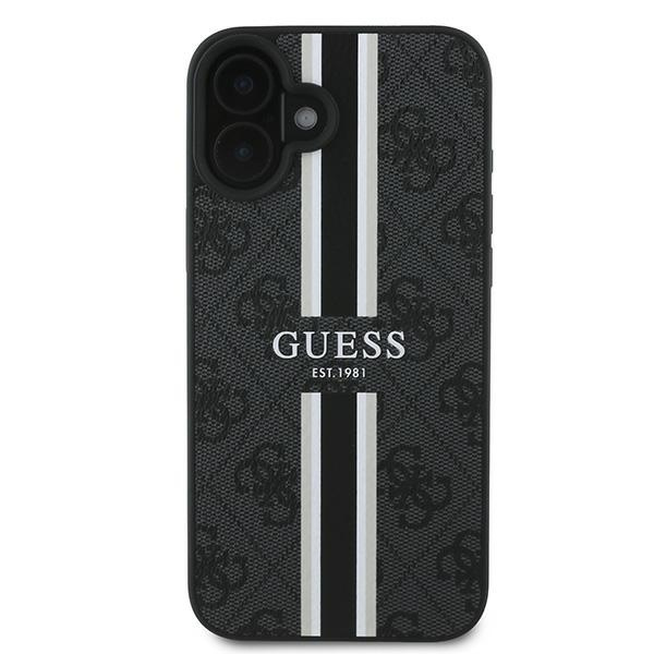 Guess GUHMP16MP4RPSK iPhone 16 Plus 6.7"czarny/black hardcase 4G Printed Stripes MagSafe