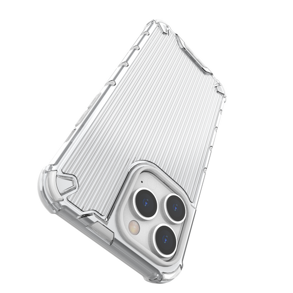 OMBRE PROTECT CASE FOR IPHONE 14 PRO ARMORED COVER PINK AND BLUE