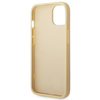 Guess GUHCP14MHGGSHD iPhone 14 Plus/ 15 Plus 6.7" złoty/gold hard case Glitter Script