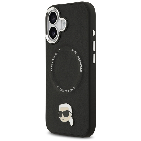 Etui Karl Lagerfeld Karl Pin MagSafe do  iPhone 17 czarny