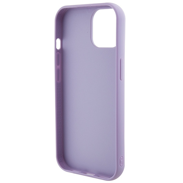 Guess GUHCP15SPSFDGSU iPhone 15 / 14 / 13 6.1" fioletowy/purple hardcase Sequin Script Metal