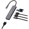 Adapter Hub Verbatim USB-C/HDMI/USB-A    3.2/USB-A 2.0/SD/microSD aluminiowy 32156