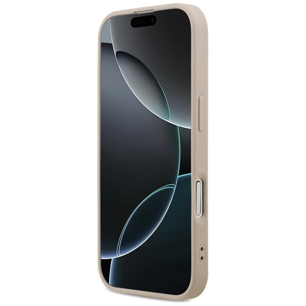 Etui Guess 4G Ring Classic Logo MagSafe do iPhone 17 różowy