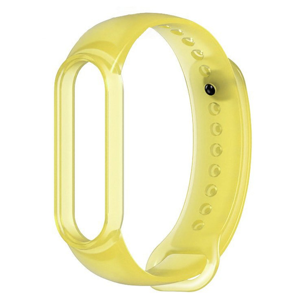 ZAMIENNA SILIKONOWA OPASKA XIAOMI MI BAND 5 ZÓŁTY