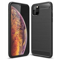 CASE ETUI CARBON LUX CZARNY IPHONE 12 PRO MAX 6,7"