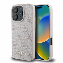 Guess GUHCP16XG4GFPI iPhone 16 Pro Max 6.9" różowy/pink hardcase 4G Classic