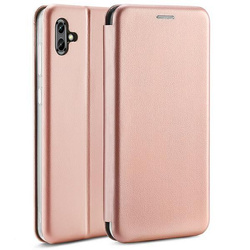 Beline Etui Book Magnetic Samsung A23 5G A236 różowo-złoty/rosegold