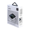 UNIQ etui Lino Apple Watch Series 4/5/6/SE 44mm. biały/dove white