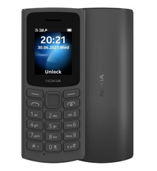 TELEFON KOMÓRKOWY Nokia 105 2021 Czarny, DualSim, 2G