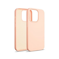 Beline Etui Silicone iPhone 15 Pro 6,1" różowo-złoty/rose gold