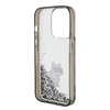 KARL LAGERFELD KLHCP15LLKCNSK IPHONE 15 PRO 6.1" TRANSPARENT HARDCASE LIQUID GLITTER CHOUPETTE