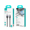 USAMS SET Kabel USB na USB-C 3A 1.2m Fast Charging stalowy/tarnish 30 szt. SJ718ZJ01 (US-SJ718)