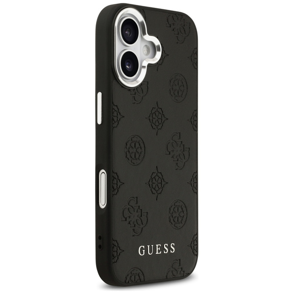 Etui Guess Peony Hot Stamp Script        MagSafe do iPhone 17 czarny