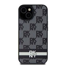 DKNY DKHCS24SPCPTSSK S24 S921czarny/black hardcase Leather Checkered Mono Pattern & Printed Stripes