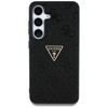 Etui Guess Hot Stamp 4G Pattern Triangle Metal Logo do Samsung Galaxy S25 czarny