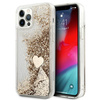 Guess GUOHCP12MGLHFLGO iPhone 12/12 Progold/złoty hardcase Glitter Charms
