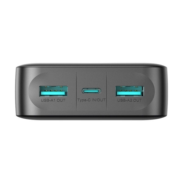 Powerbank Joyroom JR-PBF14 20000mAh 2.4A 2x USB-A 1x USB-C - black
