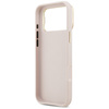 Etui Guess Grained Big 4G & Stand Camera do iPhone 17 Pro Max różowy