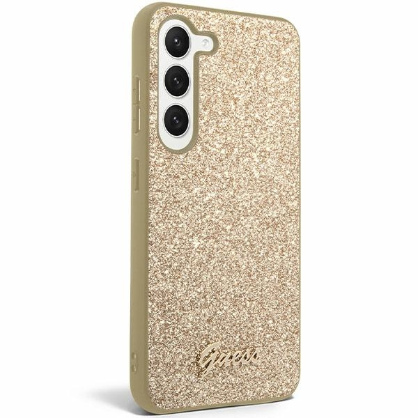 Guess GUHCS24MHGGSHD S24+ S926złoty/gold hardcase Glitter Script