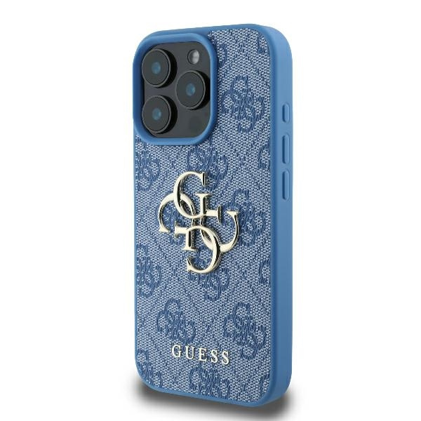 Guess GUHCP16L4GMGBL iPhone 16 Pro6.3" niebieski/blue hardcase 4G Big Logo