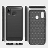 CASE ETUI CARBON LUX CZARNY SAMSUNG GALAXY A20 / A30