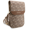 Guess Torebka GUWBHGCFSEW brązowy/brownGCube Stripe