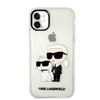 KARL LAGERFELD KLHCN61HNKCTGT IPHONE 11 / XR 6.1 "TRANSPARENT HARDCASE GLITER KARL & CHUPETTE