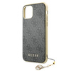 Guess GUHCN61GF4GGR iPhone 11 6,1" / Xrgrey/szary hard case 4G Charms Collection