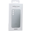 CASE SAMSUNG LEATHER COVER GALAXY S22, LIGHT GRAY