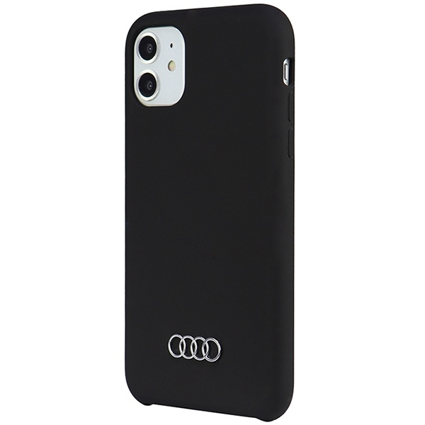 Etui Audi Silicone Case na iPhone 11 / Xr - czarne