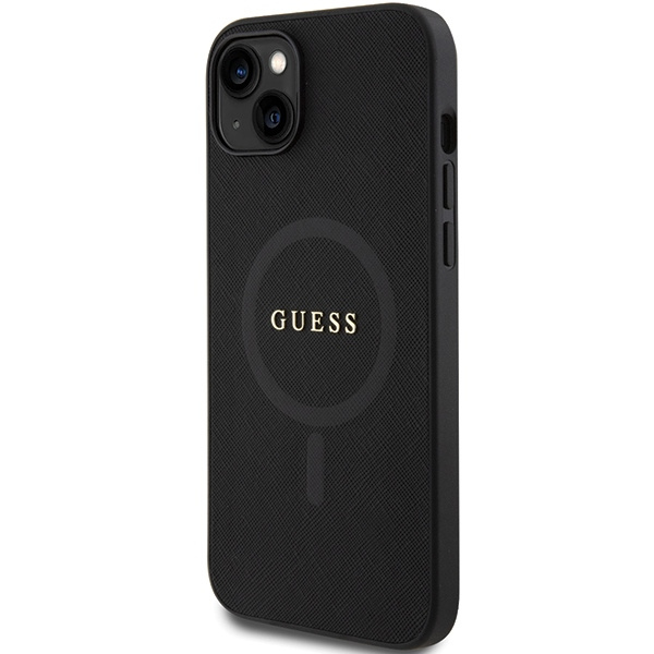 Guess GUHMP15MPSAHMCK iPhone 15 Plus / 14 Plus 6.7" czarny/black hardcase Saffiano MagSafe OPEN PACKAKING